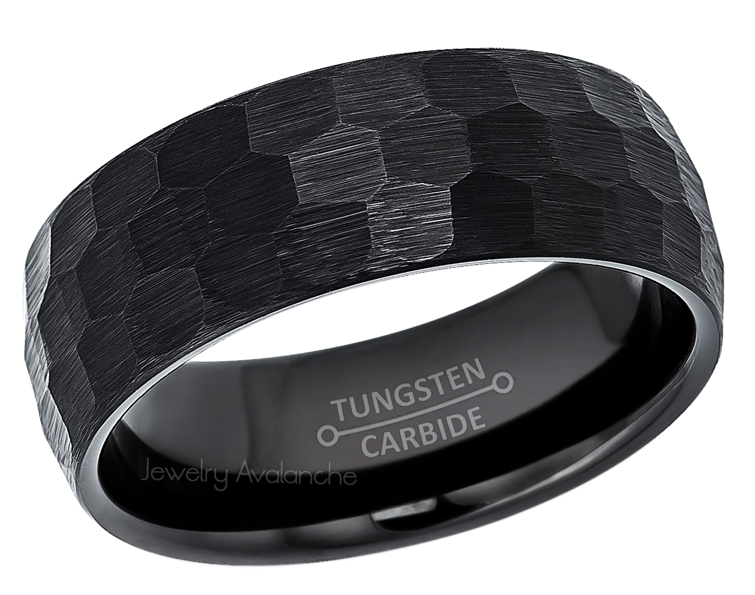 TORQUE Tungsten Carbide & Carbon Fiber Comfort Fit 10mm Band - TU-0017