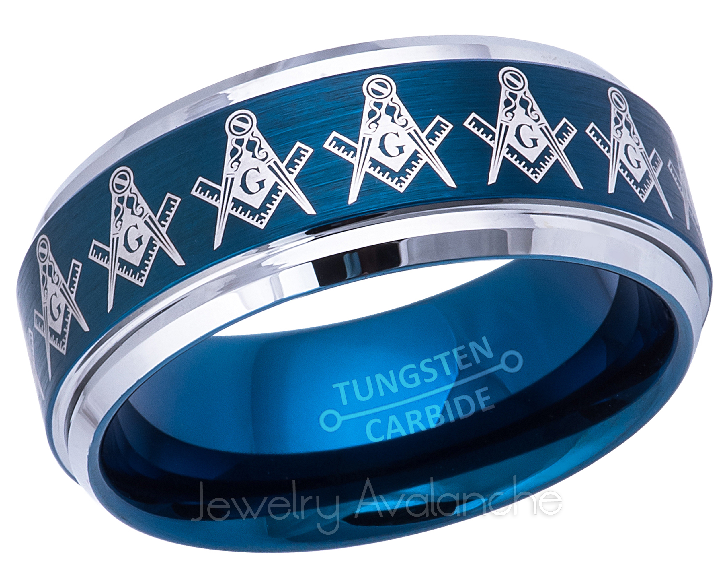 Masonic wedding store rings