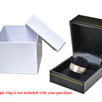 Masonic Symbol Tungsten Carbide Ring - 8mm Matte Black Freemasonry Wedding Band with Rose Gold Beveled Edge - Masonic Freemasonry Emblem Ring