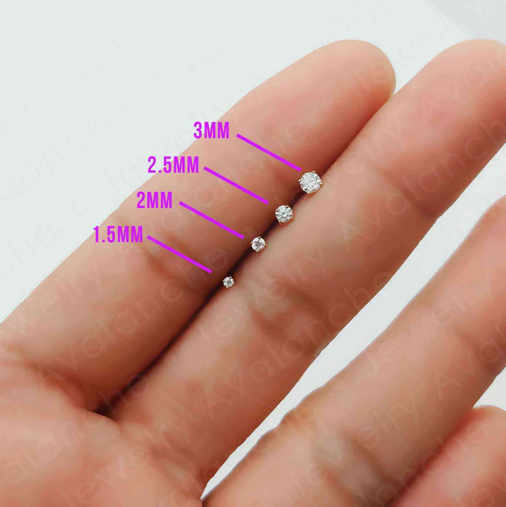 Nose Piercing Stud Sizes