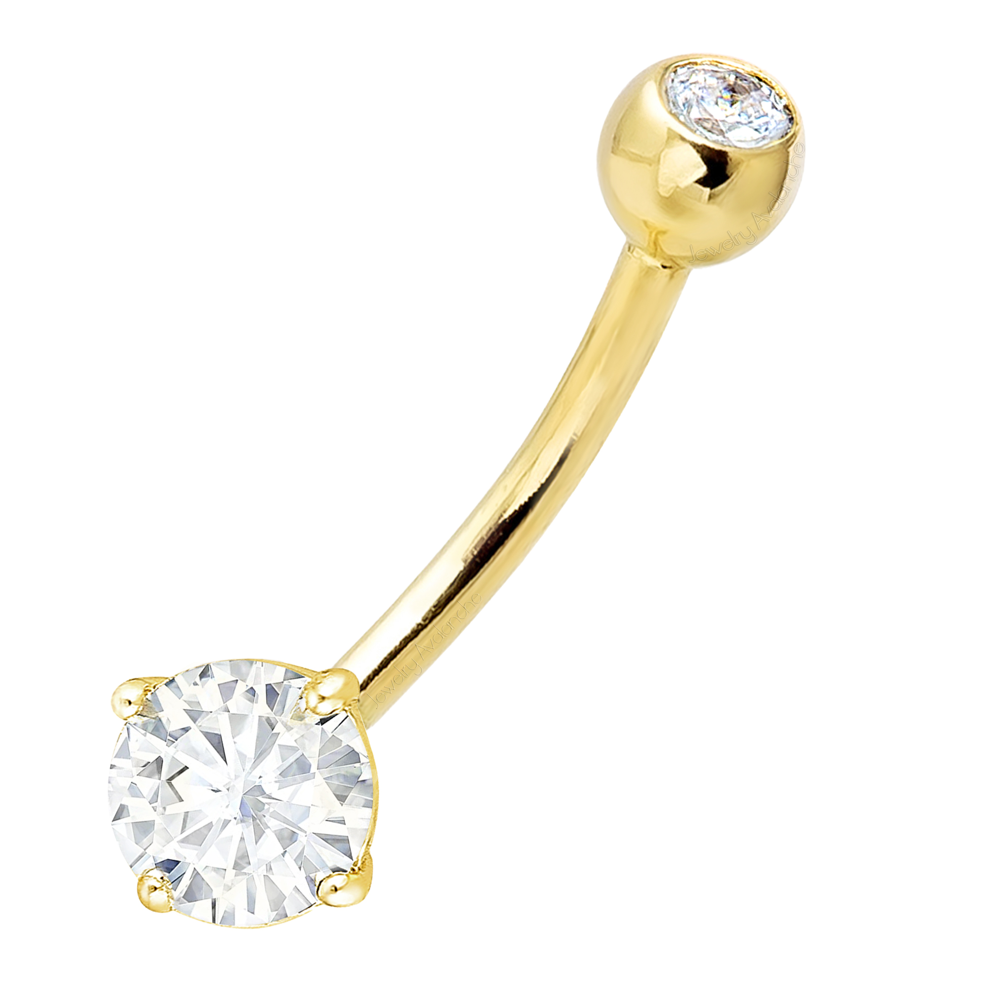 Jolie Co Heart Garnet 14k Yellow Gold Belly Ring – Jolie Co Jewelry