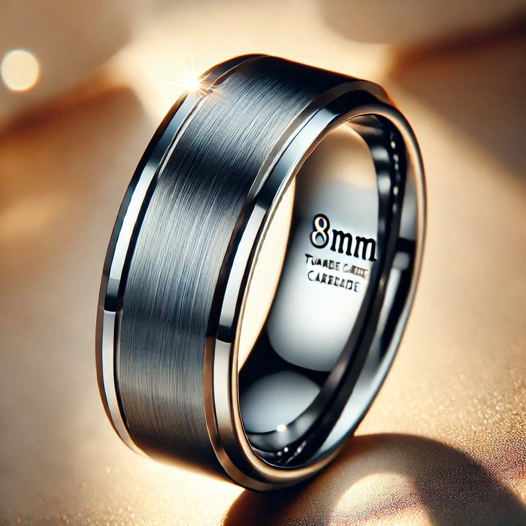 8mm Tungsten Carbide Wedding Bands: Comfort, Style, and Durability Combined