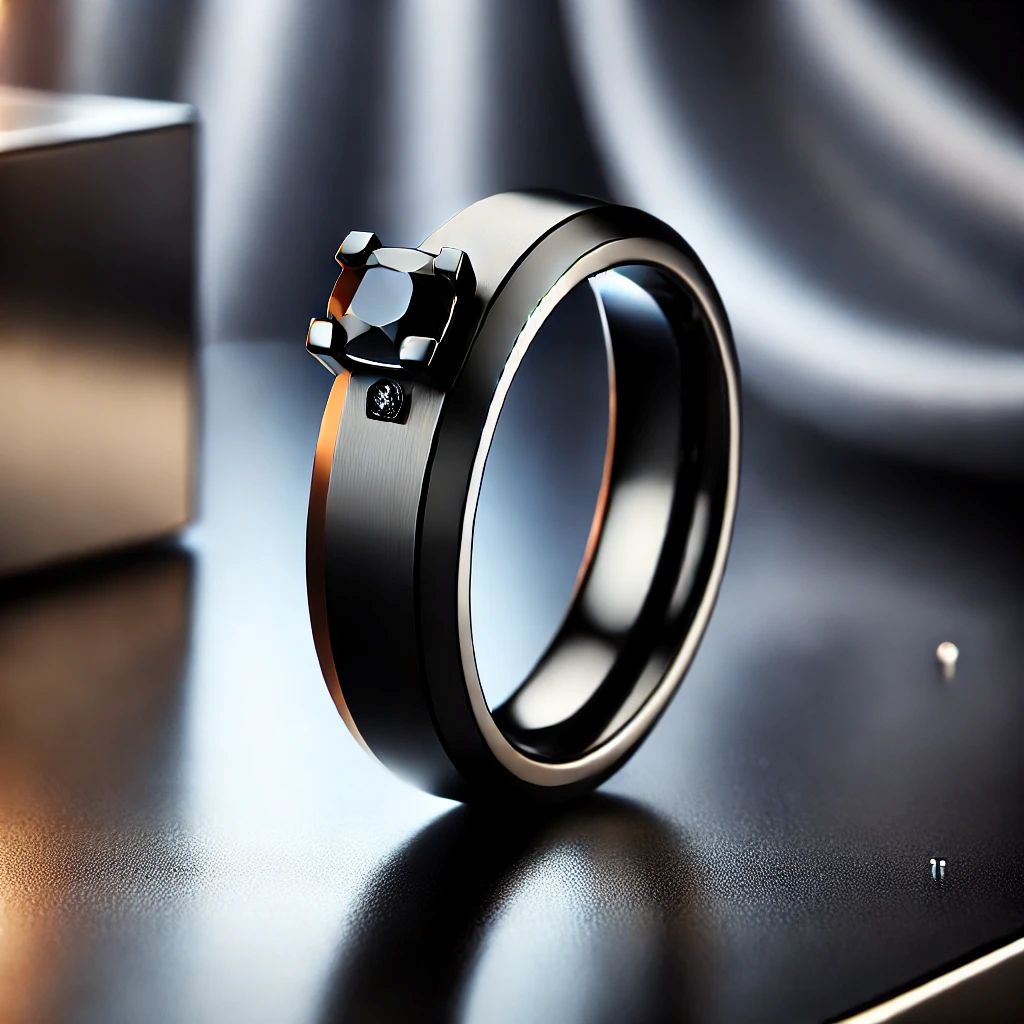 Black Tungsten Engagement Rings for Her: A Trend That’s Taking Over 2025